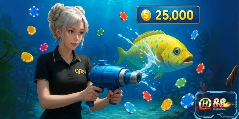 Săn cá QH88 – Nhắm súng chuẩn, hạ cá khủng, thưởng đầy ví!